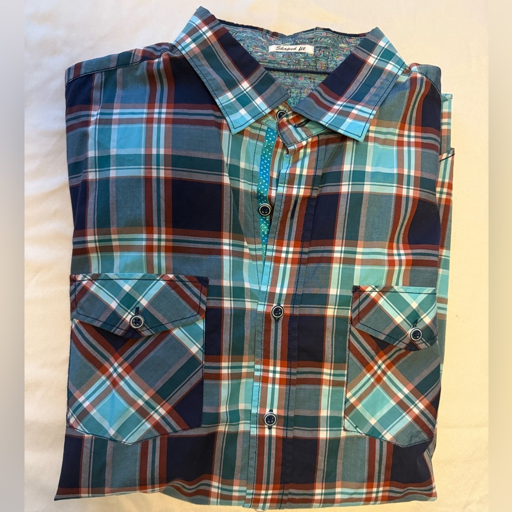 Bugatchi Men's Plaid Shirt